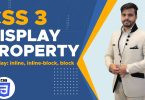 CSS Display Property Inline,Block, Inline Block Display Block VS Inline in HTML5