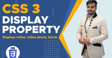 CSS Display Property Inline,Block, Inline Block Display Block VS Inline in HTML5