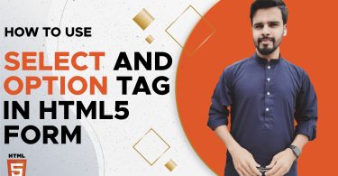 HTML Select Tag - HTML Option Tag