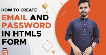 HTML5 Form Tag - Input Tags - Email Input HTML5 - Password Input HTML5