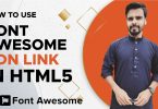 How To Use Font Awesome Icons CDN Link in HTML5