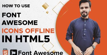 How To Use Font Awesome Icons in HTML5