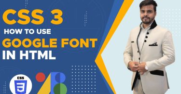 How To Use Google Font in HTML