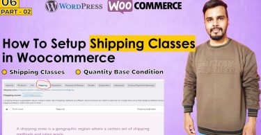 How To Setup Shipping Classes in Woocommerce